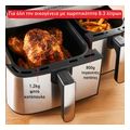 tefal dual easy fry grill ey905d double 83 l stand alone 2700 w hot air fryer stainless steel extra photo 4 tefal dual easy fry grill ey905d double 83 l stand alone 2700 w hot air fryer stainless steel extra photo 4