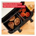tefal dual easy fry grill ey905d double 83 l stand alone 2700 w hot air fryer stainless steel extra photo 5 tefal dual easy fry grill ey905d double 83 l stand alone 2700 w hot air fryer stainless steel extra photo 5