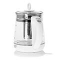 brastiras adler ad 1299 kettle glass 15lt me rythmisi thermokrasias kai tea infuser extra photo 3