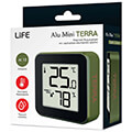 thermometro ygrometro life alu mini terra extra photo 4