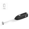 hama 111258 xavax electric milk frother hand rod battery operated small black extra photo 6