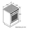 koyzina me keramiki estia bosch hkr39a250u inox extra photo 5