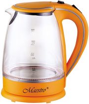brastiras gyalinos me basi maestro glass kettle ceramic 2000w 17l orange mr 064 photo