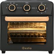 estia friteza aeros oak 1400w 12lt me 4 leitoyrgeies psisimatos mayro 06 23690 photo