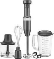 kitchenaid 5khbv83 immersion blender 180w grey steel photo