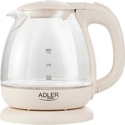 adler electric glass kettle 1l cream ad1283c photo