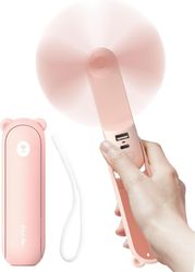 jisulife s010f8x02006 portable handheld fan life8 plus 4500mah pink photo