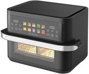 friteza aeros praf 40530 primo dual zone digital 2800w 11l black inox photo