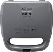 tostiera 750w estia 06 10010 aroma grey photo