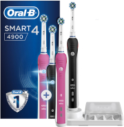 ilektriki odontoboyrtsa oral b smart 4900 black pink duo pack 81770089 photo