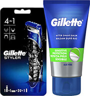 gillette xyristiki mixani proglide styler mhxanh 1 ant gillette cool wave sensitive balm 100ml photo