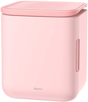 baseus igloo mini fridge 6l cooler warmer pink photo