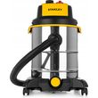 skoypa ilektriki stanley 1600watt 19kpa wet dry 30l inox sxvc30xtde photo