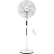 lgp round base stand fan 16 40cm 55w with remote control and timer white lam980046 photo