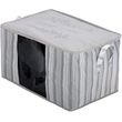 estia thiki apothikeysis non woven yfasmatini 60x45x35cm me parathyro ivory 03 23980 photo
