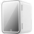 xo mini car refrigerator cz015 white with mirror led photo