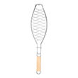 sxara psisimatos psarioy barbeque metalliki 33x14cm me xylini labi photo