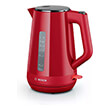 brastiras 17l bosch twk1m124 mymoment kettle 2400w kokkino photo