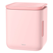 baseus igloo mini fridge 6l cooler warmer pink photo