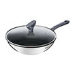 tefal tigani wok me kapaki 28cm g7309955 photo
