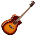 ilektroakoystiki kithara yamaha fsc ta brown sunburst extra photo 2
