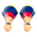 meinl msm3co rawhide marakes traditional colombia flag zeygos extra photo 1
