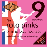 xordes ilektrikis kitharas rotosound r9 roto pinks super lights 9 42 nickel on steel photo