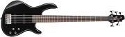 ilektriko mpaso cort action bass v plus bk black 5 string photo