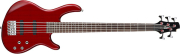 ilektriko mpaso cort action bass v plus tr transparent red 5 string photo