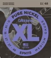 xordes ilektrikis kitharas d addario epn115 xl blues jazz rock regular light 11 48 photo