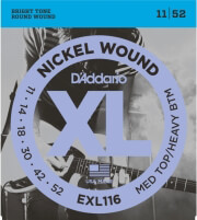 xordes ilektrikis kitharas d addario exl116 medium top heavy bottom 11 52 nickel wound photo