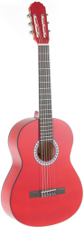 klassiki kithara pure gewa concert guitar basic 3 4 transparent red photo