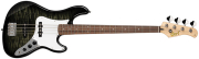 ilektriko mpaso cort gb24jj tbk trans black 4 string photo