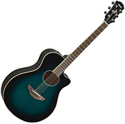 ilektroakoystiki kithara yamaha apx 600 oriental blue burst photo