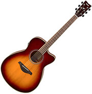 ilektroakoystiki kithara yamaha fsc ta brown sunburst photo