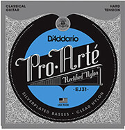 xordes klasikis kitharas d addario ej31 pro arte hard tension silverplated photo