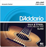 xordes akoystikis kitharas d addario ej 40 silk steel 11 47 photo