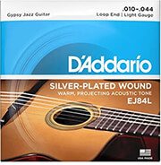 xordes akoystikis kitharas d addario ej84l light loop end gypsy jazz photo