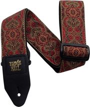 ernie ball 4162 zoni crimson paisley jacquard photo