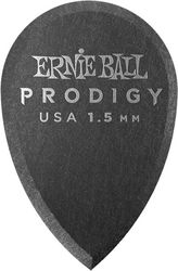 ernie ball black teardrop prodigy 9330 pennes 15mm 6 temaxia photo
