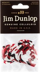 dunlop 483p06hv celluloid condetti heavy pennes 12 temaxia photo