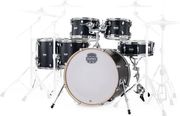 mapex mm628sfukd mars maple studioease matte black akoystiko drum set photo