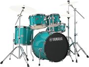 yamaha rydeen studio rdp 0ftqg turquoise glitter akoystiko drums set photo