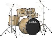 yamaha rydeen studio rdp 0f5cpg champagne glitter akoystiko drums set photo