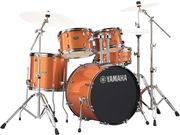 yamaha rydeen standard rdp 2f5or orange glitter akoystiko drums set photo