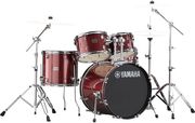 yamaha rdp 0f5bgg rydeen burgandy glitter akoystiko drums set photo