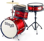 stagg tim jr 3 12b rd akoystiko drum set junior me piatinia photo