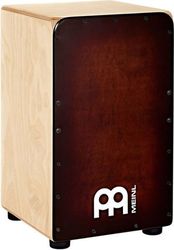 meinl wc100eb woodcraft cajon espresso burst frontplate photo