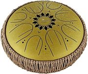 meinl sonic energy mostd3g medium octave steel tongue drum 10 gold photo
