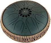 meinl sonic energy mostd4dg medium octave steel tongue drum 10 dark green photo